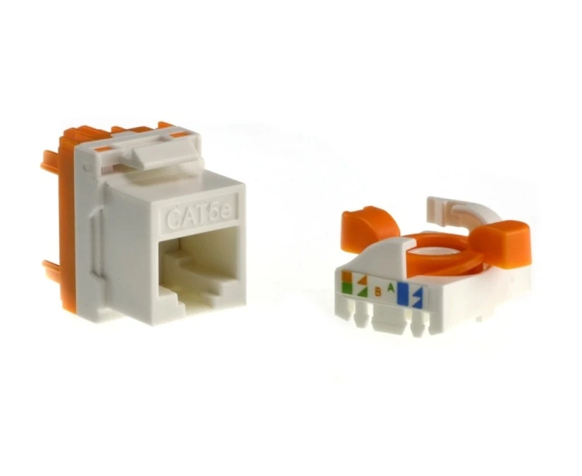 Moduł keystone RJ45 UTP kat.5e nieekranowany przekręcany NEKU - obrazek 1
