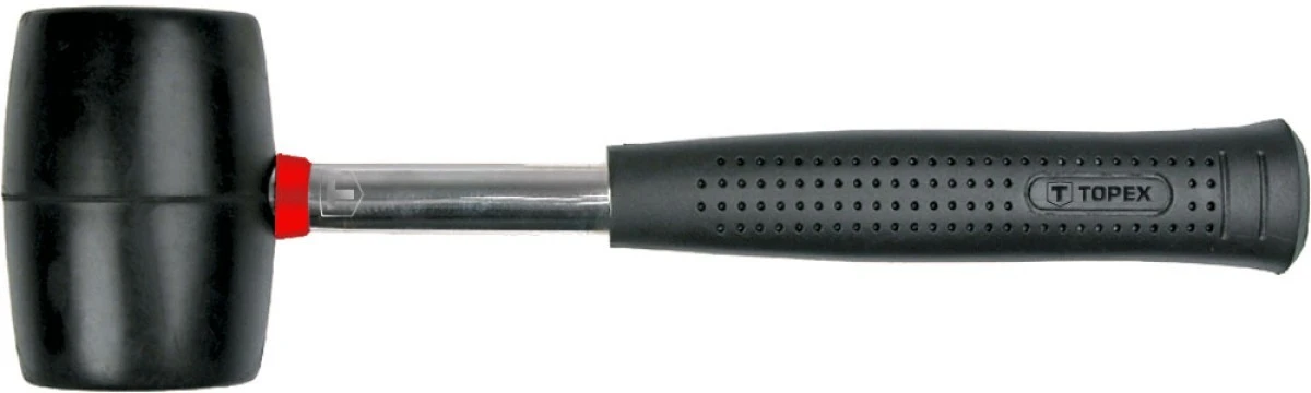 Młotek gumowy 450g śr. 65mm trzonek metalowy 02A305 - obrazek 1