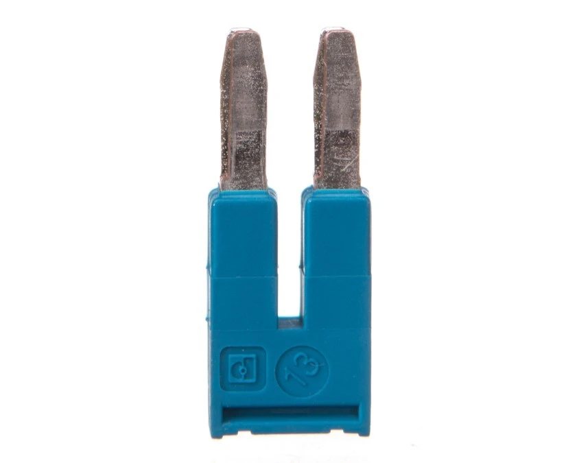 Mostek wtykany 2‑biegunowy 24A 5,2mm niebieski FBS 2‑5 BU 3036877