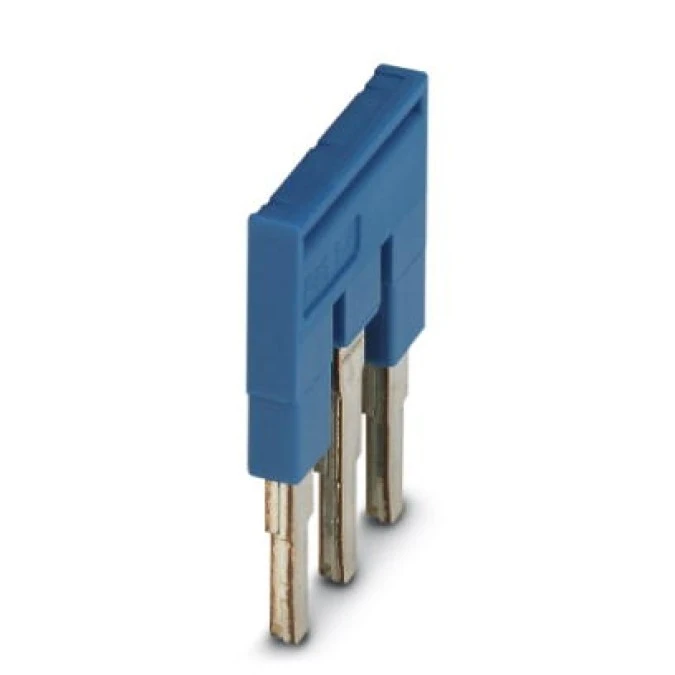 Mostek wtykany 3‑biegunowy 6,2mm niebieski FBS 3‑6 BU 3036945 /50szt./ - obrazek 1