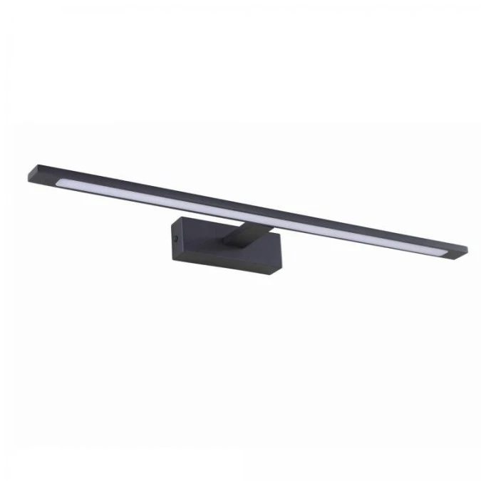 Minimalistyczny kinkiet ledowy nad lustro ISLA barwa ciepła czarny GS‑LWB‑20W BK Light Prestige