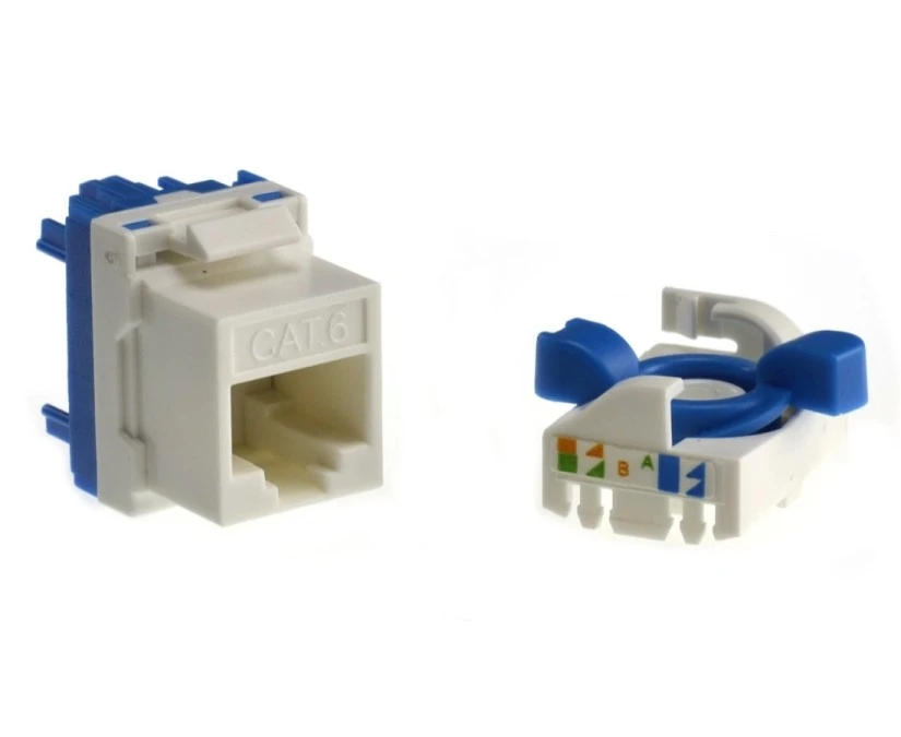 Moduł keystone RJ45 UTP kat.6 nieekranowany przekręcany NEKU - obrazek 1