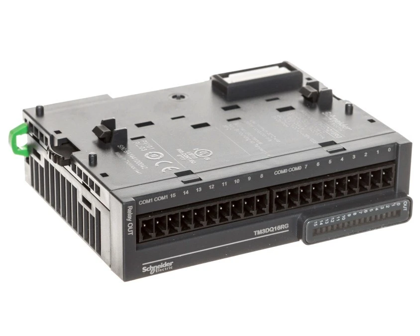 Moduł 16‑wyjść przekaźnikowych 30V DC/240V AC zaciski sprężynowe TM3‑16 TM3DQ16RG - obrazek 1