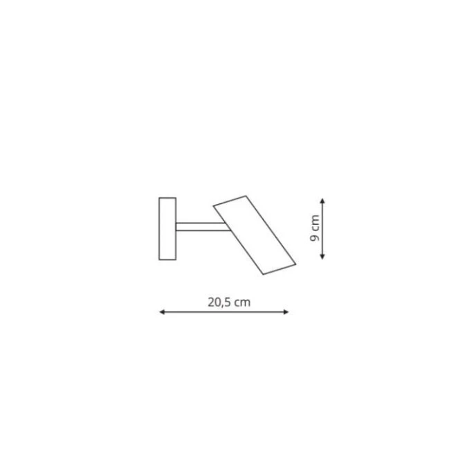 Minimalistyczny biały kinkiet do holu FUTURO klosz w kształcie tuby na GU10 LP‑17001/1W WH Light Prestige - obrazek 2