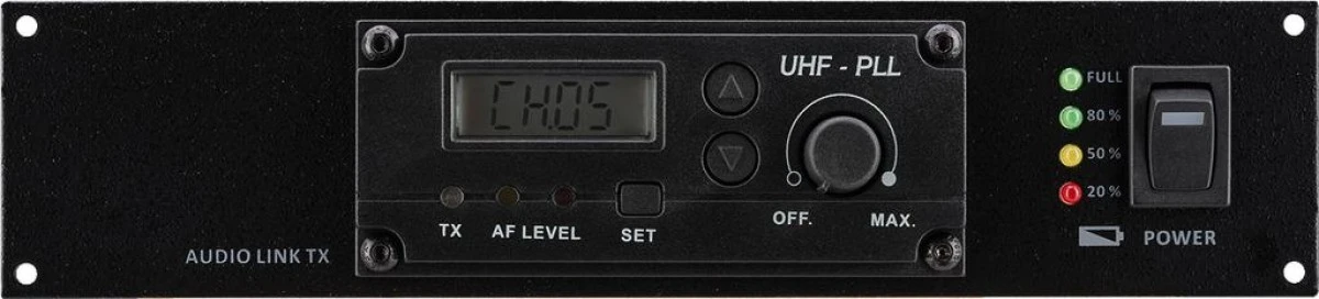 Moduł nadajnika wieloczęstotliwościowego w technologii UHF PLL TXA‑1020MT - obrazek 1