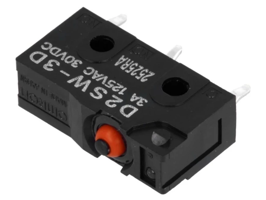 Mikroprzełącznik SNAP ACTION bez dźwigni SPDT 3A/125VAC IP67 D2SW‑3D - obrazek 1