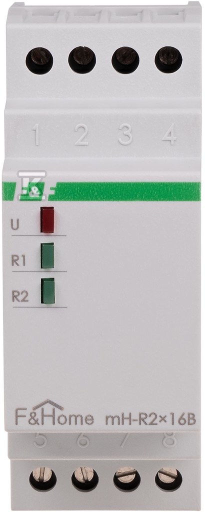 Moduł przekaźników (2 szt 16A) mH-R2x16 MH-R2-16A - obrazek 1