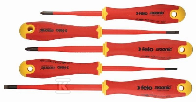 Zestaw 5 wkrętaków FELO – Ergonic VDE SLIM FL41385198