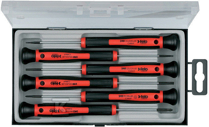 Zestaw wkrętaków precyzyjnych FELO - Torx, Hex [6 szt.] FL24896156 - obrazek 1