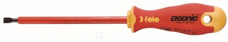 Wkrętak płaski 8,0 x 1,2 FELO - Ergonic VDE FL41308090 - obrazek 1