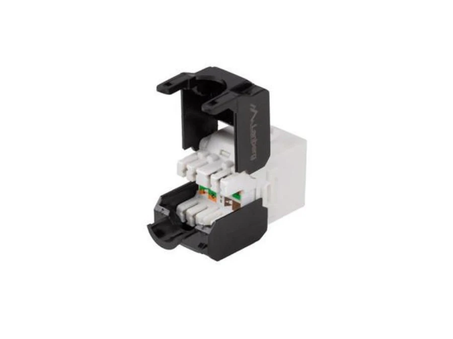 MODUŁ KEYSTONE GNIAZDO BEZNARZĘDZIOWY RJ45 KAT.5E UTP LANBERG KSU5‑4000 - obrazek 3