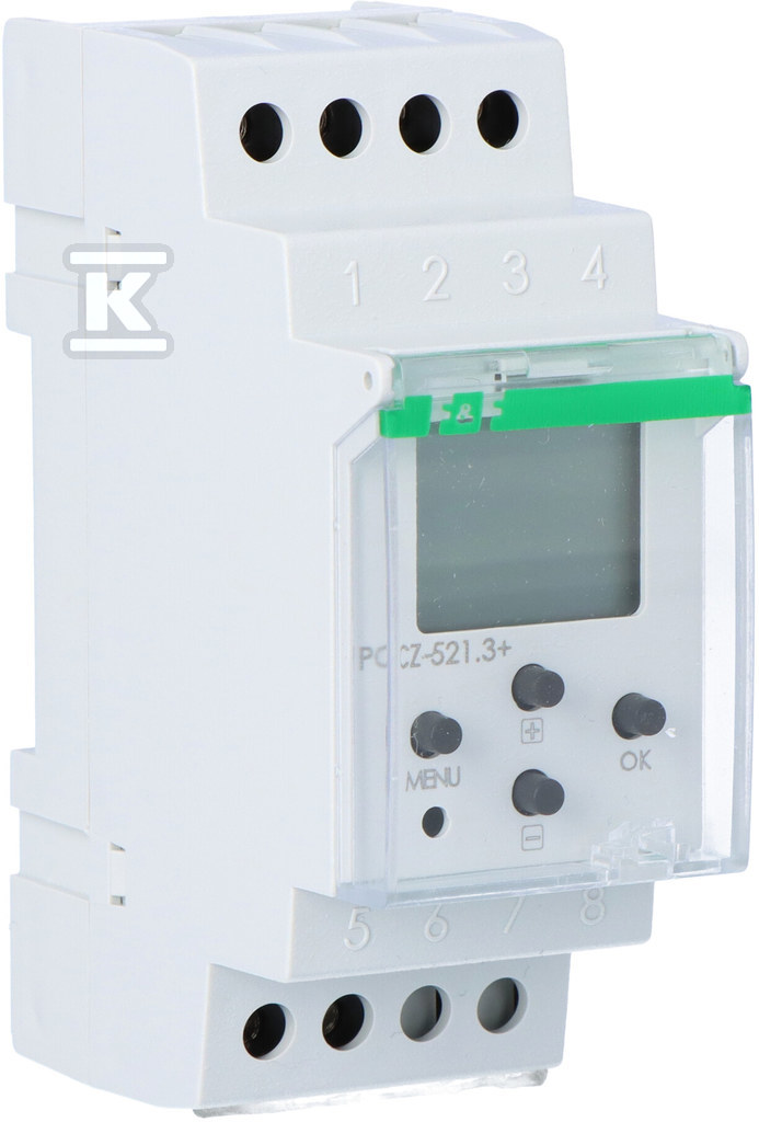 Zegar programowalny, tygodniowy NFC PCZ-521.3-PLUS - obrazek 1