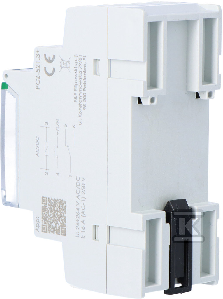 Zegar programowalny, tygodniowy NFC PCZ-521.3-PLUS - obrazek 3