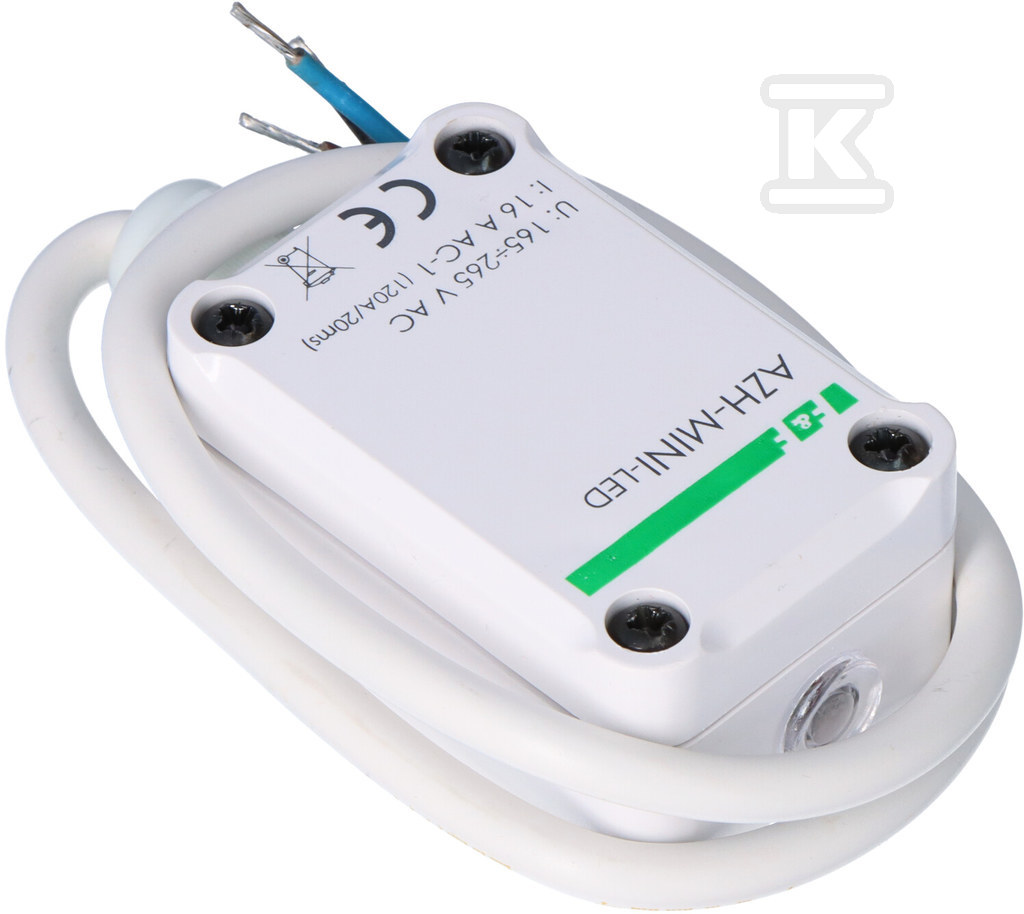 Automat zmierzchowy AZH-MINI-LED z wewnętrznym czujnikiem światłoczułym do załączania oświetlenia LED - obrazek 3