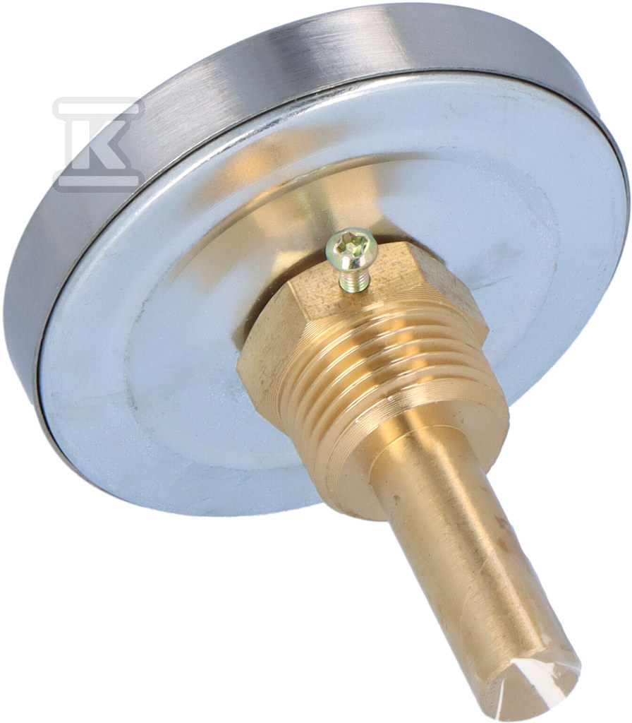 Termometr 63 mm 1/2 cala axialny 0-120°C T63120A - obrazek 2