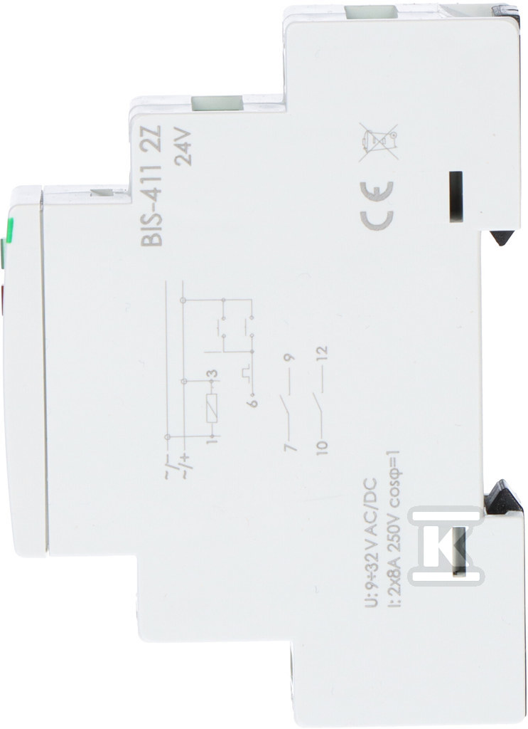 Przekaźnik bistabilny BIS-411-2Z-24V - obrazek 3