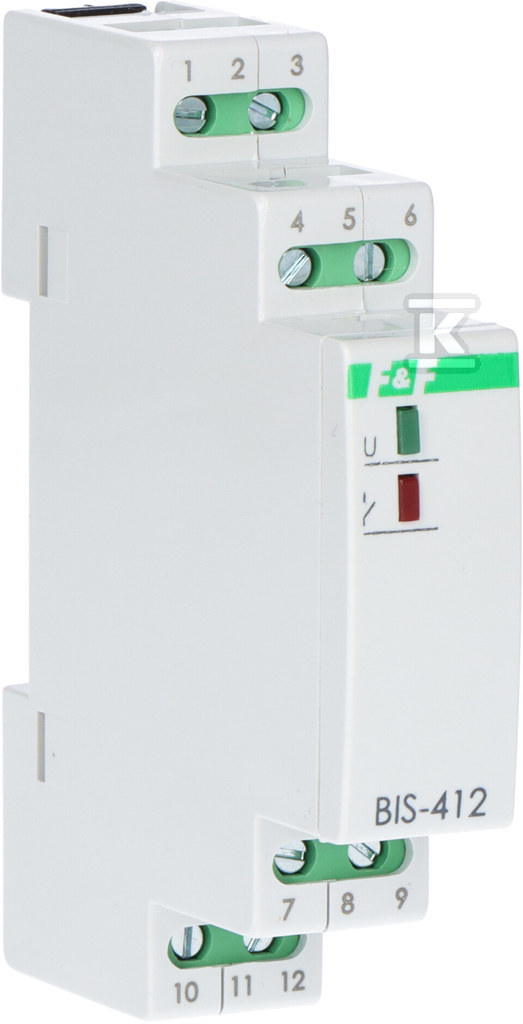 Przekaźnik bistabilny grupowy U=24AC/DC BIS-412-24V - obrazek 1