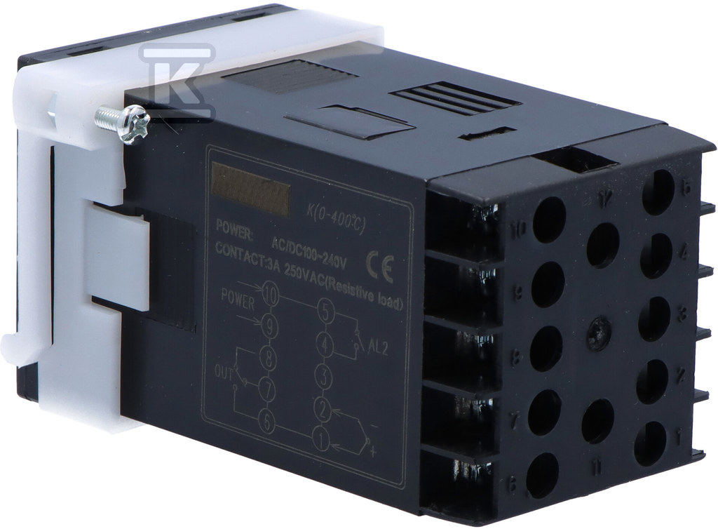 Cyfrowy regulator temperatury CRT-15T z sondą w kpl., zakres reg. 0-400° C, I=3A, panelowy - obrazek 3