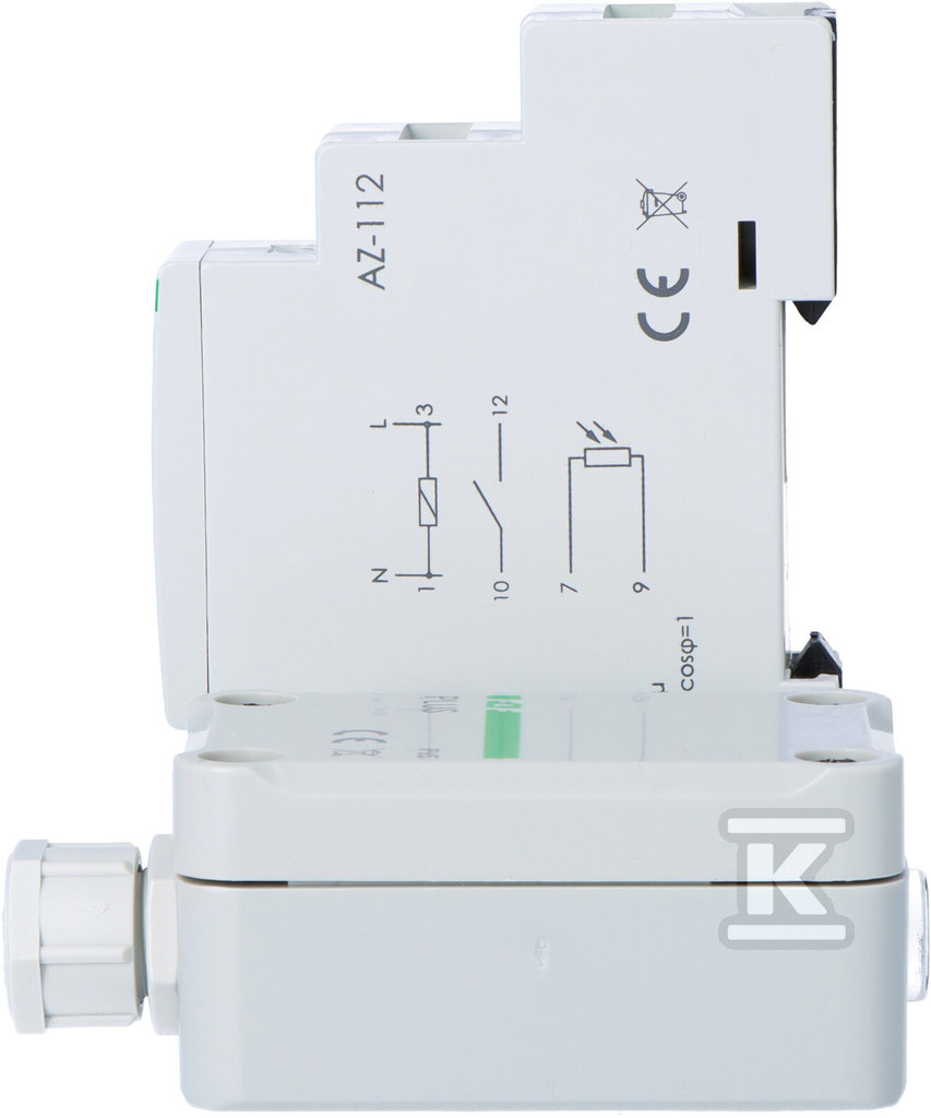 Automat zmierzchowy AZ-112 PLUS I=16A, zewnętrzna sonda hermetyczna PLUS, 1 moduł AZ-112-PLUS - obrazek 2