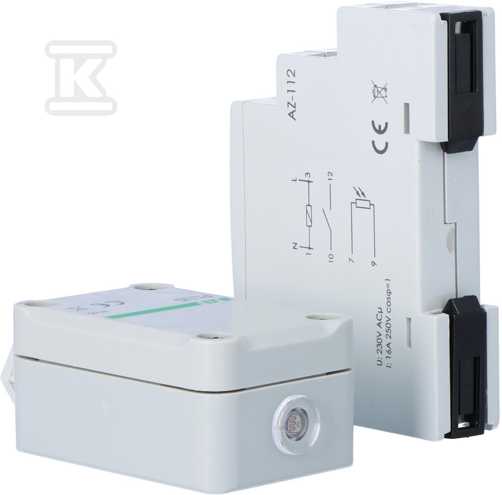 Automat zmierzchowy AZ-112 PLUS I=16A, zewnętrzna sonda hermetyczna PLUS, 1 moduł AZ-112-PLUS - obrazek 3