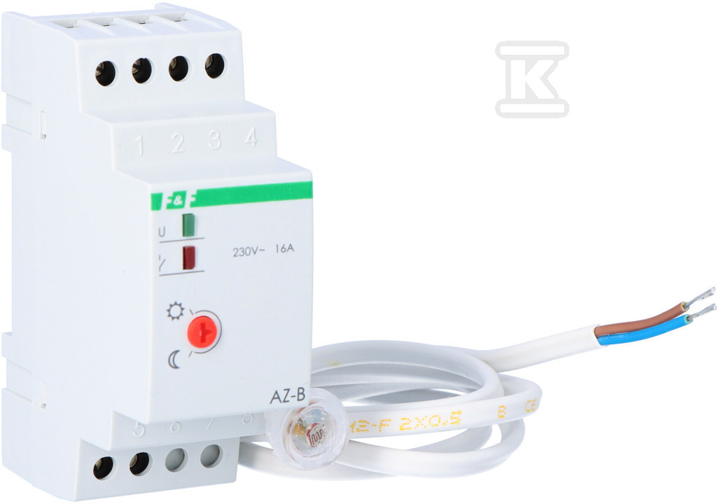 Automat zmierzchowy 16A U=12-264AC/DC AZ-B-UNI - obrazek 1