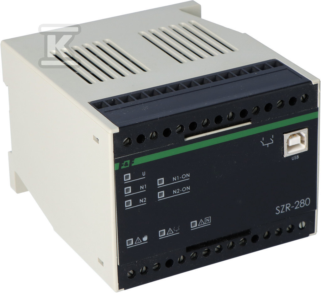 Sterownik samoczynnego załączania rezerwy N1+N2, oprogramowanie PC w zestawie SZR-280 - obrazek 1
