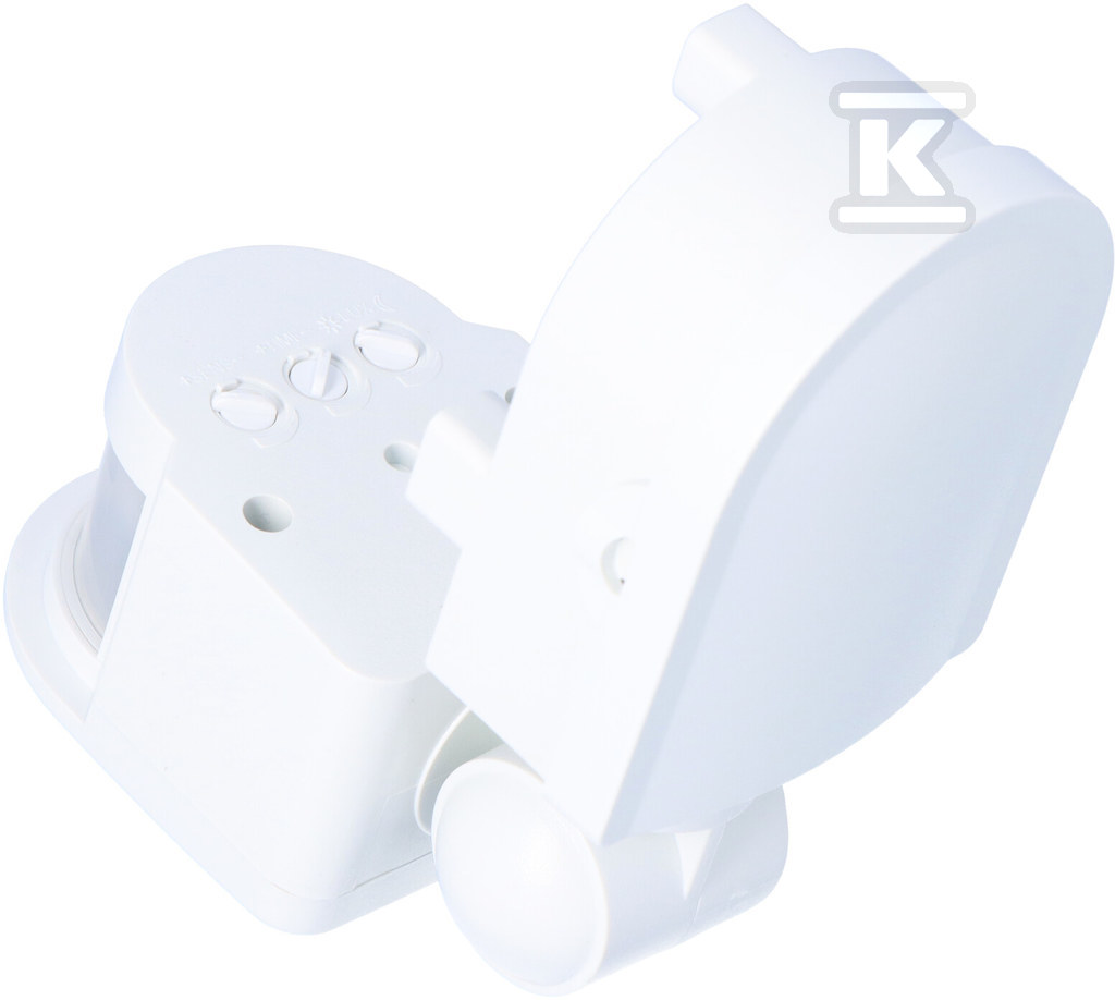 Czujnik ruchu DR-05 W podczerwony, biały, natynkowy, 230V AC, 1000W DR-05W - obrazek 2
