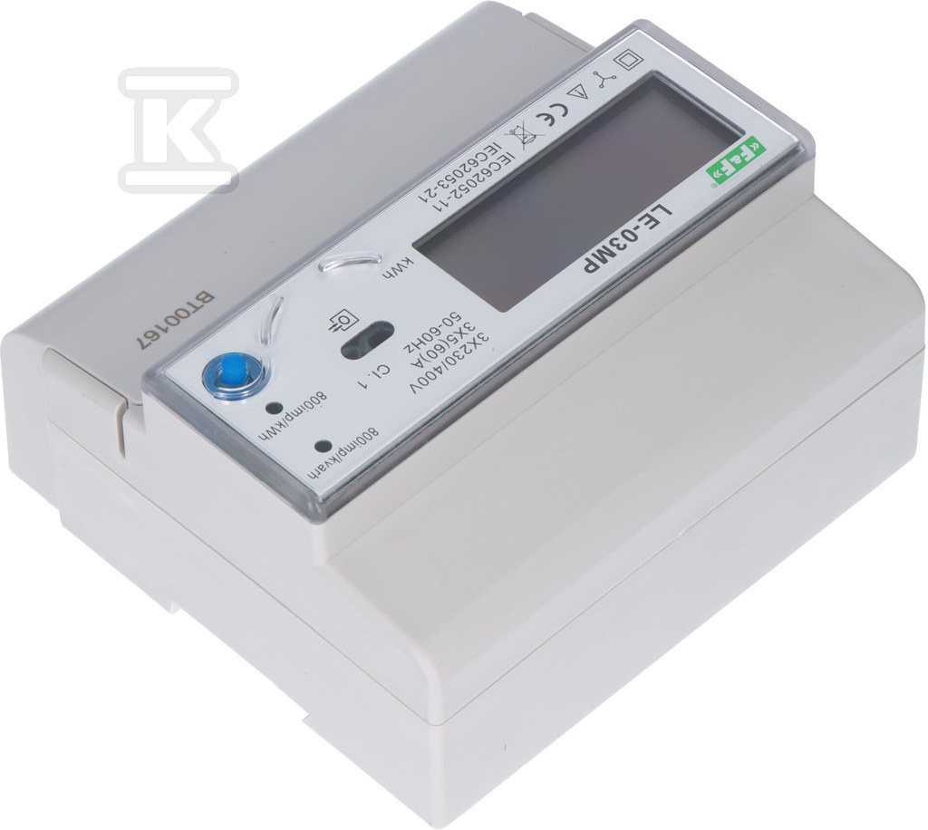 Licznik energii elektrycznej MODBUS RS-485 -trójfazowy LE-03MP - obrazek 2
