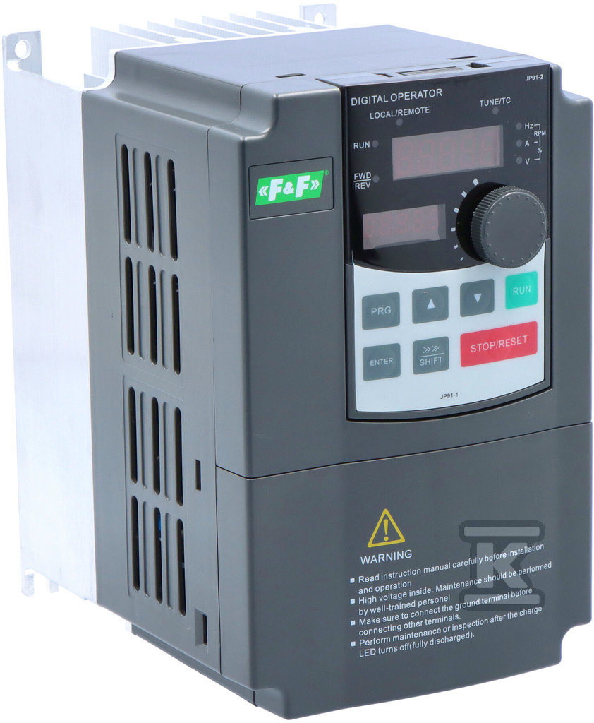 Falownik trójfazowy Uwe=3x400V AC, Iwe=7A, Uwy=3x400V AC, Iwy=5A, Pmax=2,2kW FA-3H022