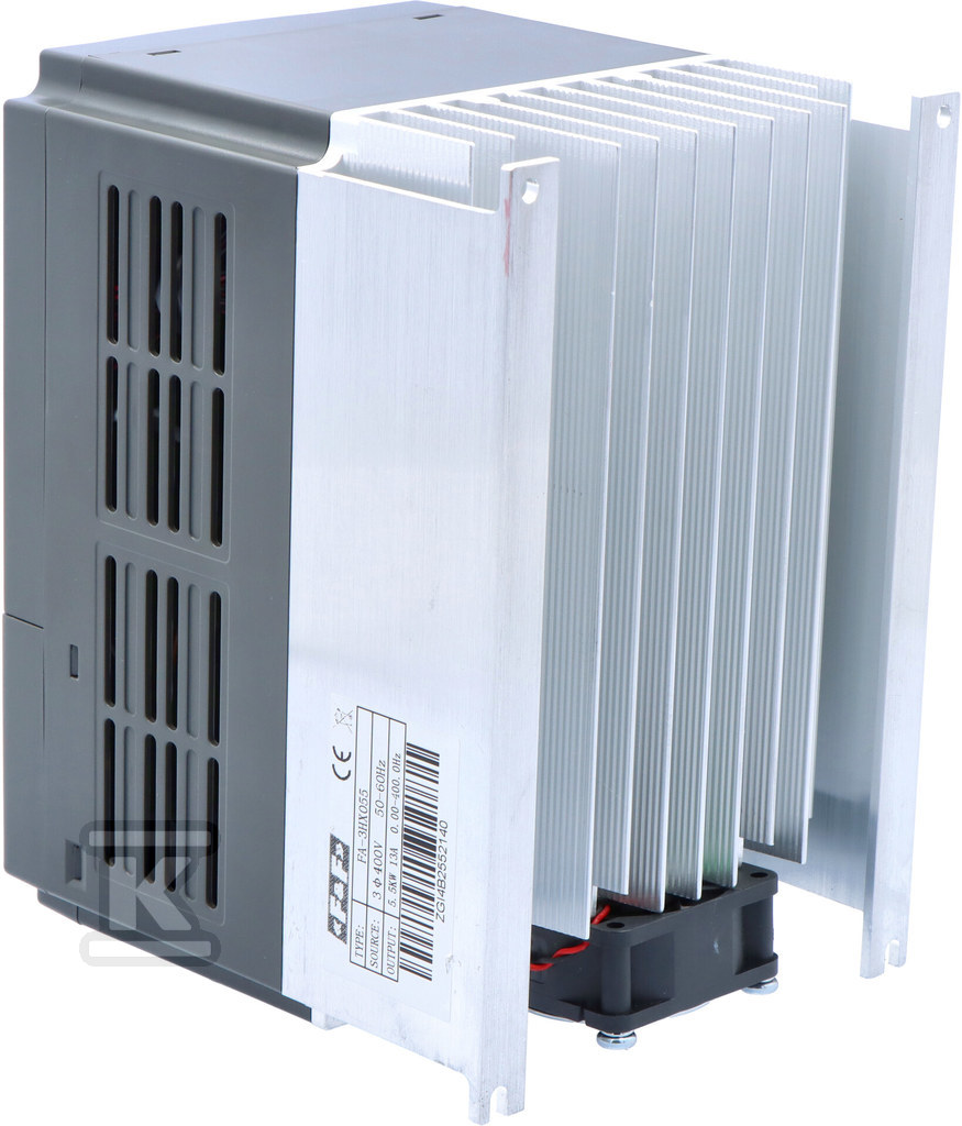 Falownik trójfazowy Uwe=3x400V AC, Iwe=16,5A, Uwy=3x400V AC, Iwy=13A, Pmax=5,5kW FA-3H055 - obrazek 2