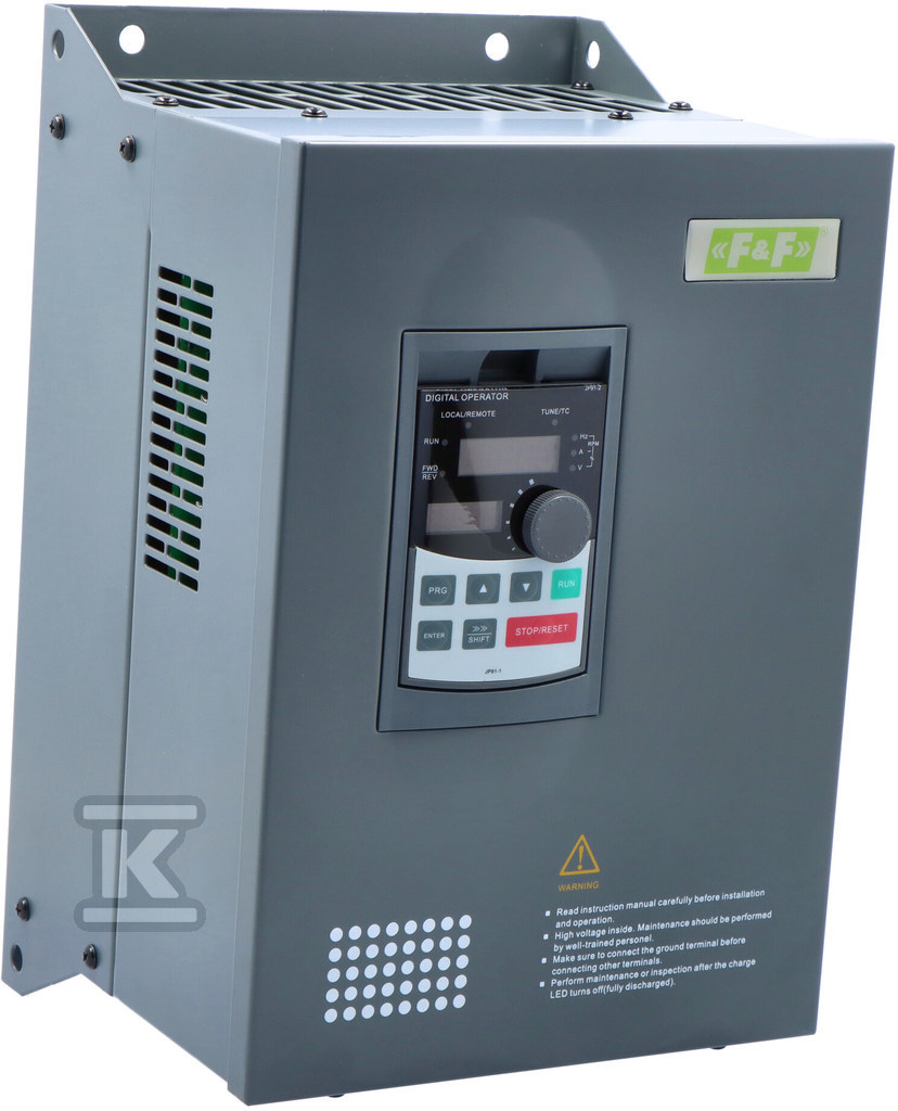 Falownik trójfazowy Uwe=3x400V AC, Iwe=35A, Uwy=3x400V AC, Iwy=32A, Pmax=15kW FA-3X150