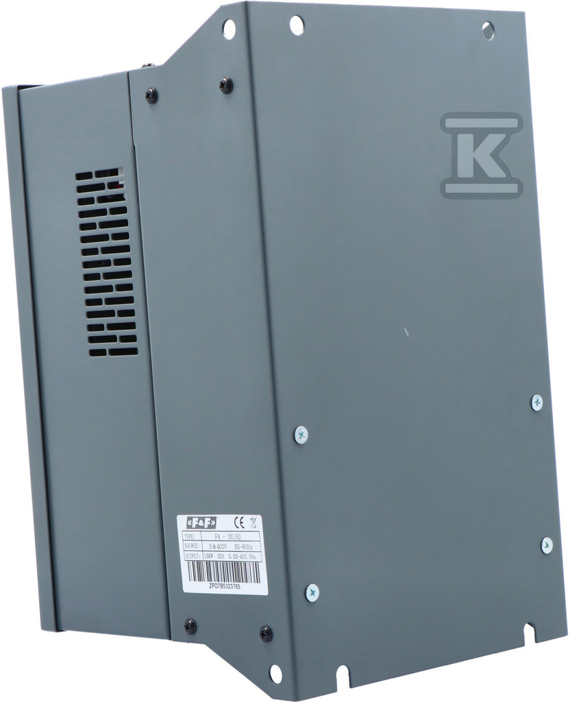 Falownik trójfazowy Uwe=3x400V AC, Iwe=35A, Uwy=3x400V AC, Iwy=32A, Pmax=15kW FA-3X150 - obrazek 2