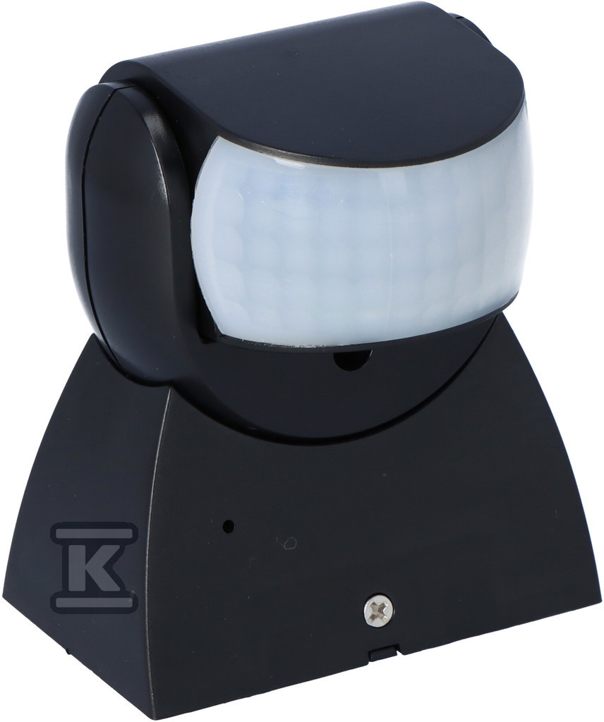 Czujnik ruchu PIR DR-04B – czarny, IP65