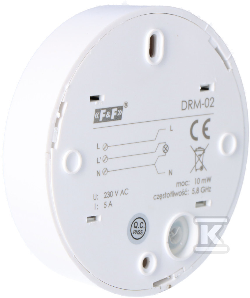 Mikrofalowy czujnik ruchu 360 stopni DRM-02 - obrazek 2