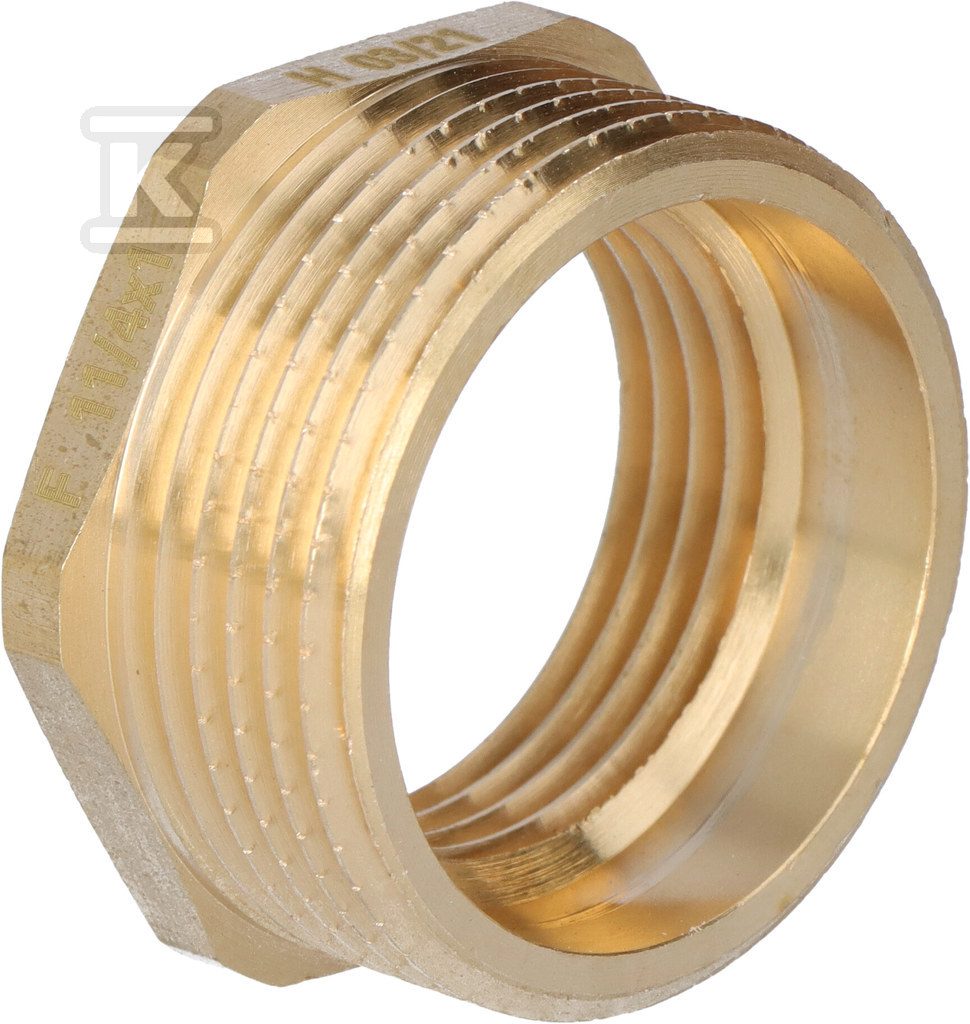 Redukcja mosiężna 5/4"x1" żółta R05Z - obrazek 2