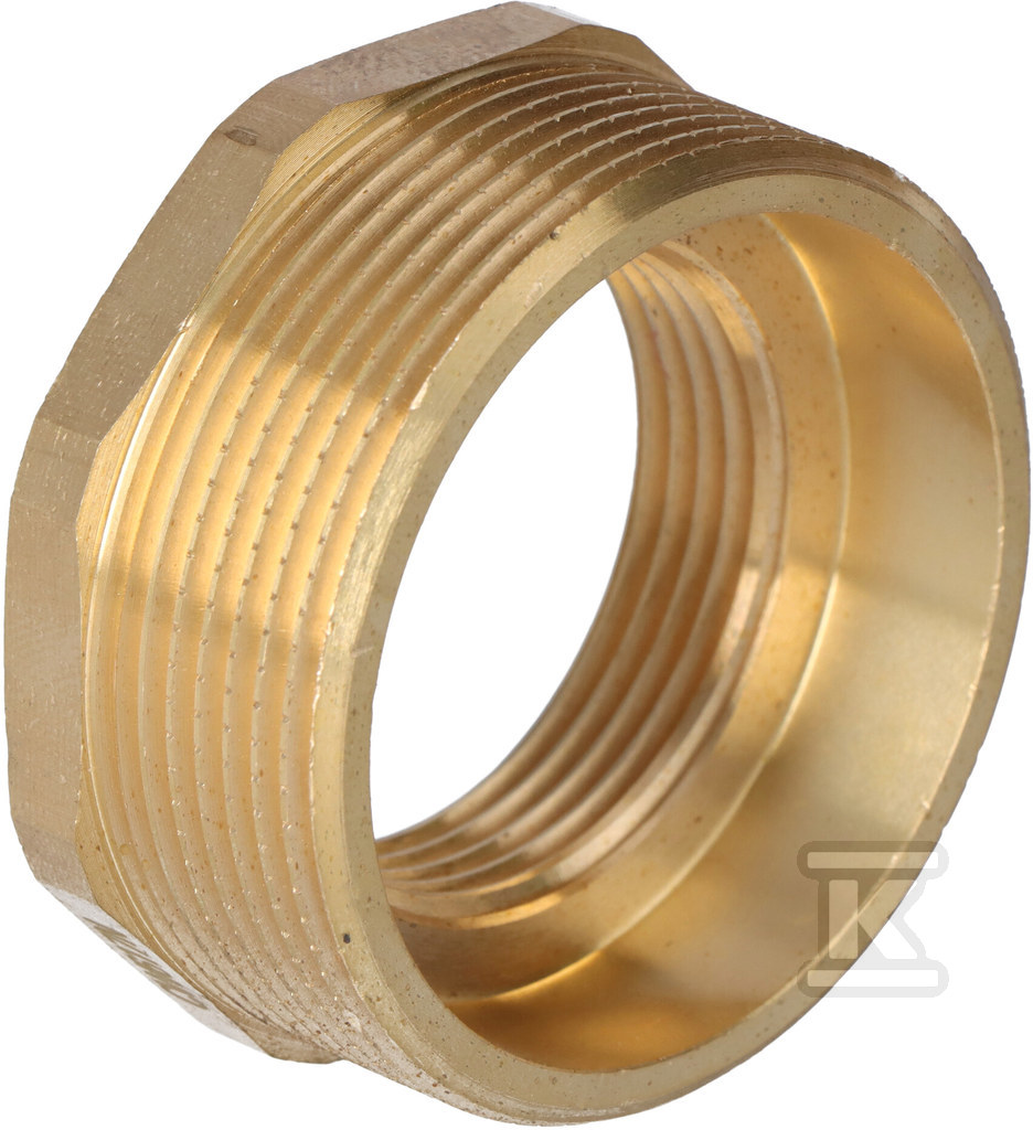 Redukcja mosiężna 2"x5/4" żółta R11Z - obrazek 1
