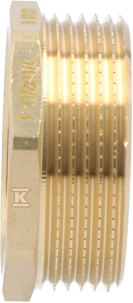 Redukcja mosiężna 6/4"x5/4" żółta R08Z - obrazek 3