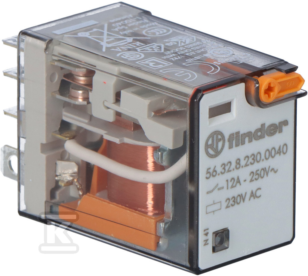 Przekaźnik 2P 12A 230V AC 56.32.8.230.0040