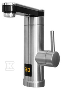 Bateria przepływowa elektryczna Ares do podgrzewania c.w.u. 3kW, INOX IEWH03