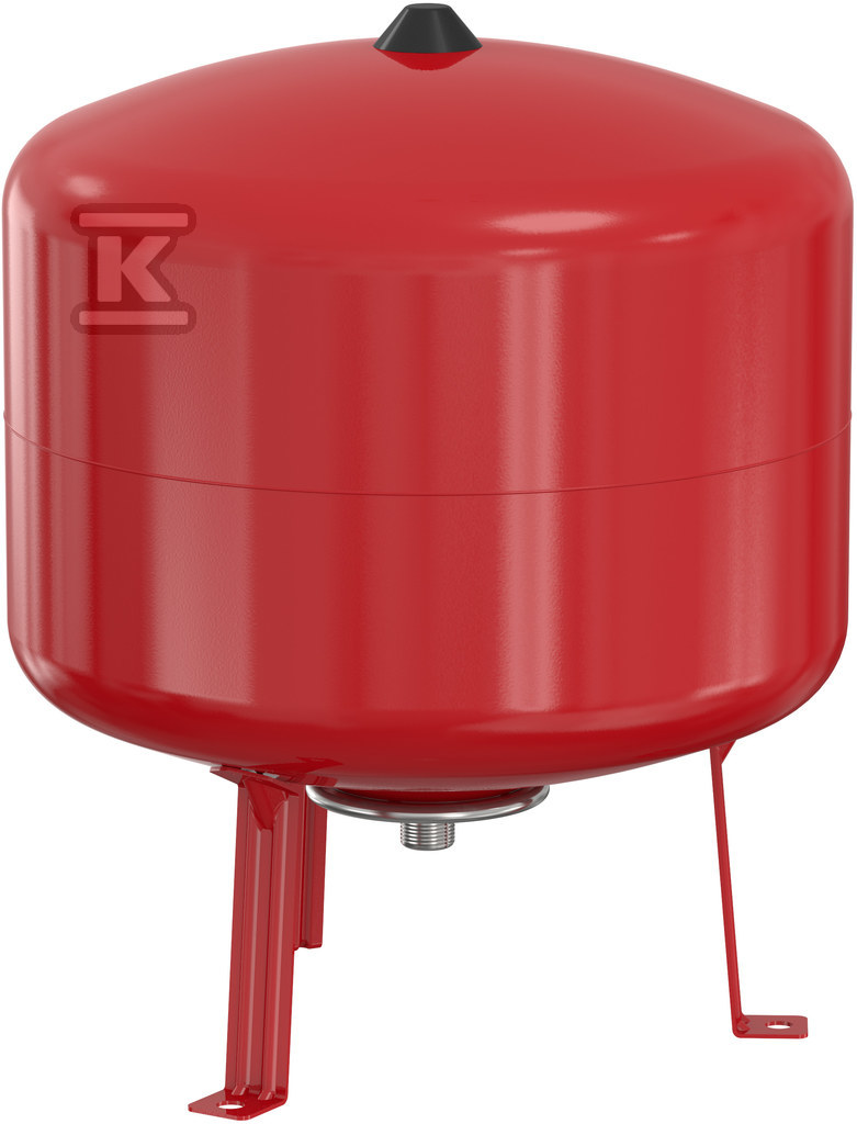 Naczynie wzbiorcze przeponowe BASEFLEX-80, 80L, 1.5/6 bar / 70 st., przyłącze gwintowane G3/4"M, k.czerwony RAL 3002, do instalacji grzewczych i chłodniczych, stojące 25307 - obrazek 1