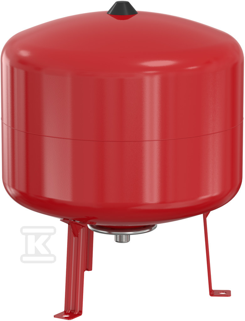 Naczynie wzbiorcze przeponowe BASEFLEX-50, 50L, 1.5/6 bar / 70 st., przyłącze gwintowane G3/4"M, k.czerwony RAL 3002, do instalacji grzewczych i chłodniczych, stojące 25306 - obrazek 1