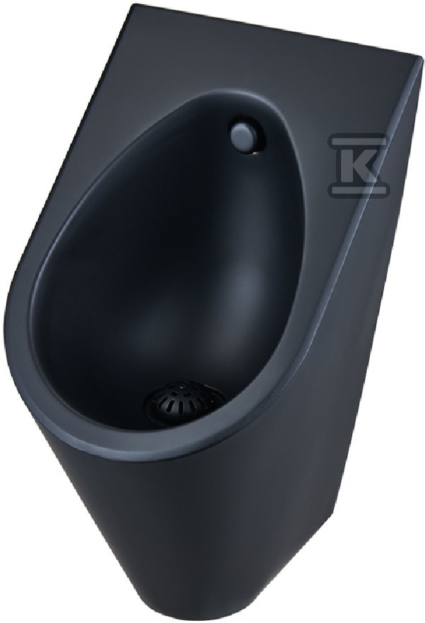 Pisuar wiszący stal szlachetna matowa czarny N13004BL