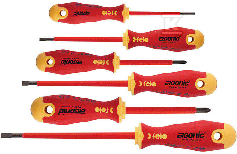 Zestaw 6 wkrętaków Ergonic VDE 3,0/4,0/5,5/PH1/PH2/Z2 FL41396698 - obrazek 1