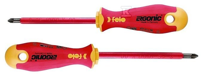 Zestaw dwóch wkrętaków FELO Ergonic VDE plus/minus Z1/Z2 FL41792191