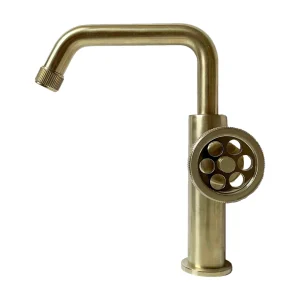 Indus bateria umywalkowa niskie wykonanie szczotkowane złoto – Essebagno 1385443 Indus bateria umywalkowa niskie wykonanie szczotkowane złoto – Essebagno 1385443