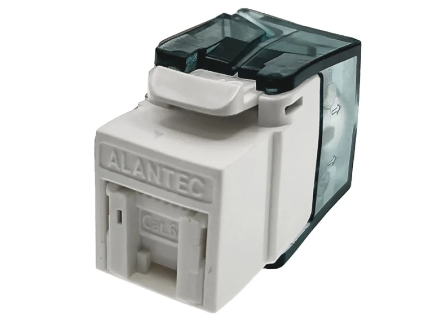 Moduł keystone RJ45 beznarzędziowy UTP kat.6A Podw. par. transmisyjne ALANTEC MB007‑1 - obrazek 1