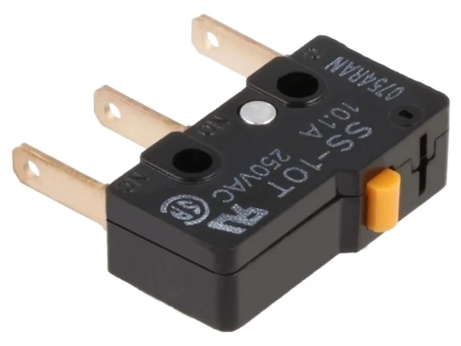 Mikroprzełącznik SNAP ACTION bez dźwigni SPDT 10A/250VAC SS‑10T - obrazek 1