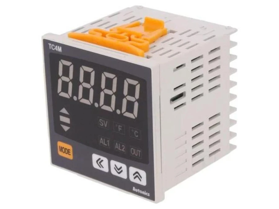 Moduł: regulator temperatury SPST‑NO OUT 2: SSR OUT 3: alarmowe TC4M‑24R