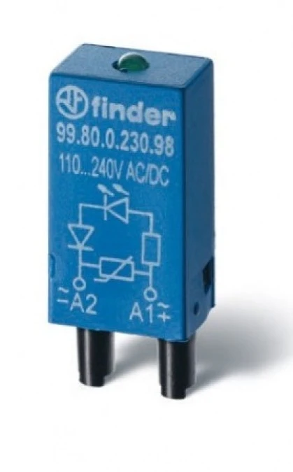 Moduł EMC, LED zielony+warystor 28‑60V AC/DC 99.80.0.060.98 - obrazek 1