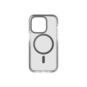 Tech21 etui Evo Crystal do iPhone 14 Pro, kompatybilne z MagSafe, podstawowe na telefon, TPU, przezroczysty/czarne, ochrona przed upadkiem: 4,9 m Tech21 etui Evo Crystal do iPhone 14 Pro, kompatybilne z MagSafe, podstawowe na telefon, TPU, przezroczysty/czarne, ochrona przed upadkiem: 4,9 m